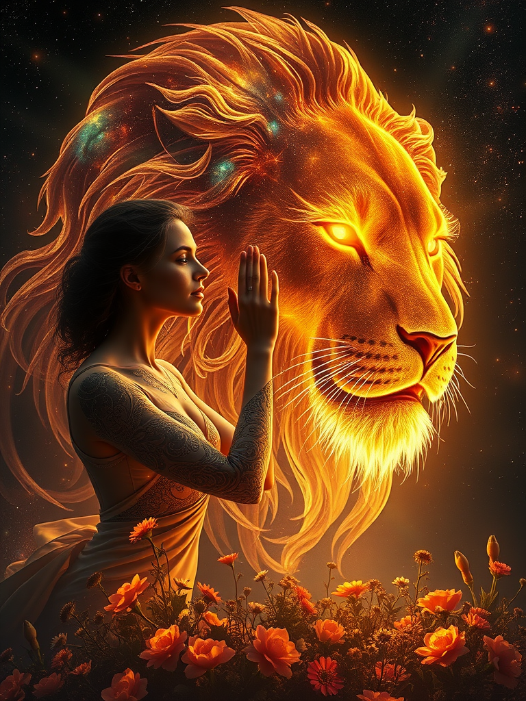 Strength tarot card