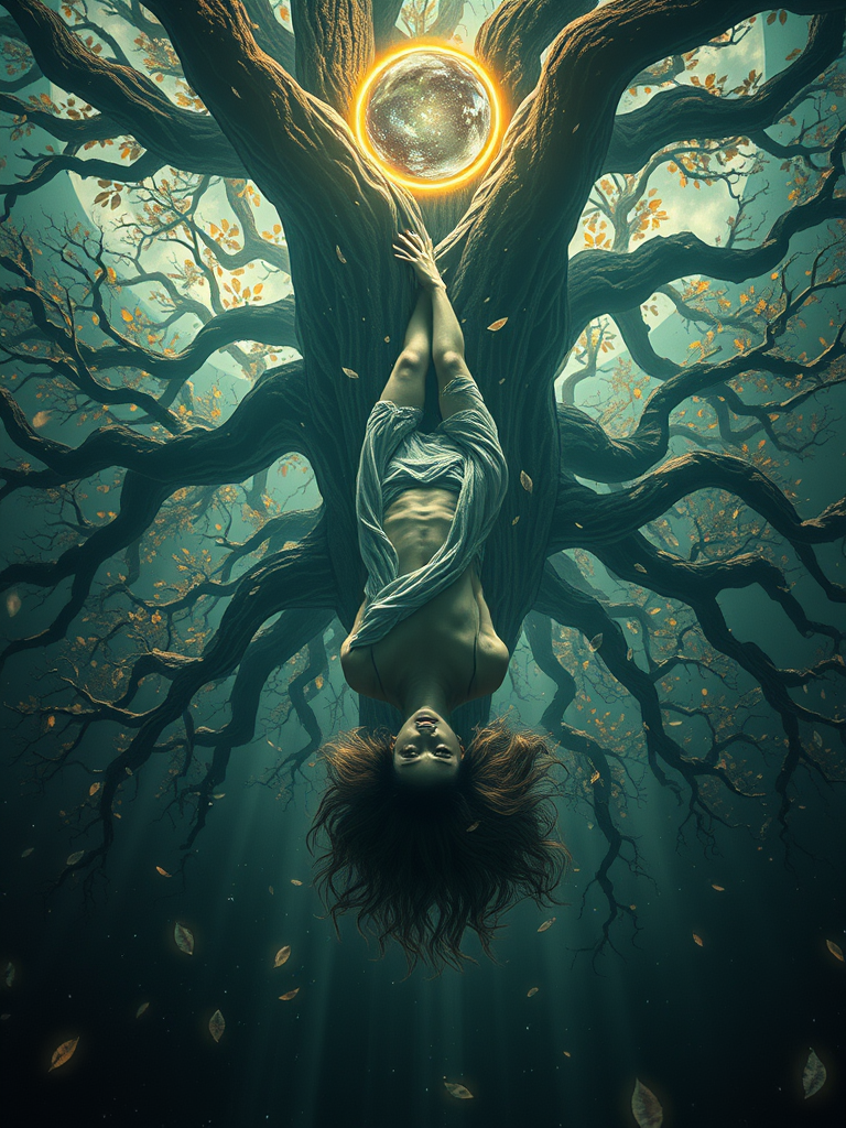 The Hanged Man tarot card